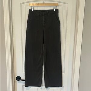 American Eagle Outfitters Dark Gray Wide-Leg Jeans